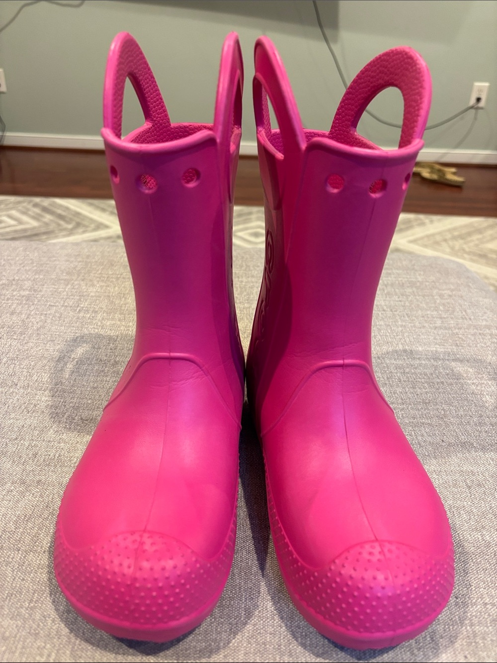 Crocs handle it rain boots size 2